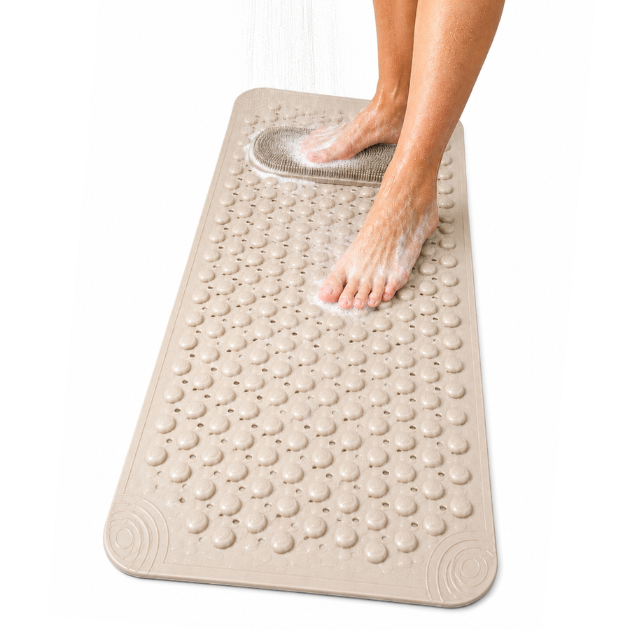 Anti Skid Mat for Bathroom Floor - Beige