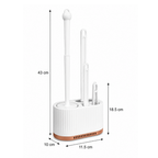 Silicone Toilet Brush and Holder Set