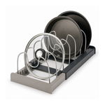 Load image into Gallery viewer, Misfit Home Expandable Kitchen Cookware Organizer Rack
