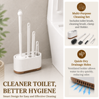 Silicone Toilet Brush and Holder Set