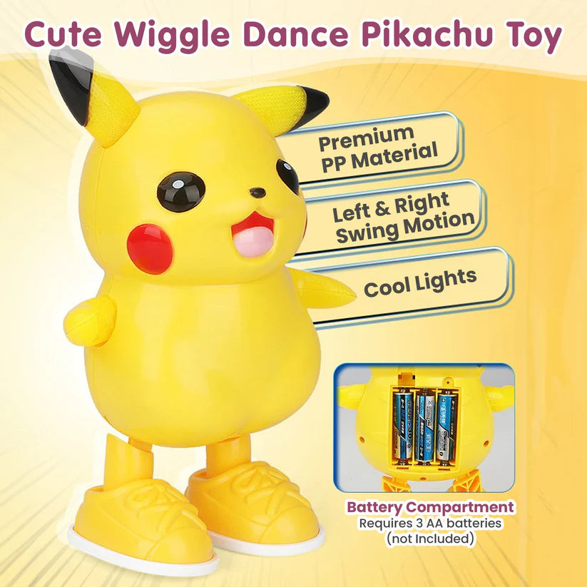 Dancing Pikachu Wiggle Walk Interactive Kids Toy