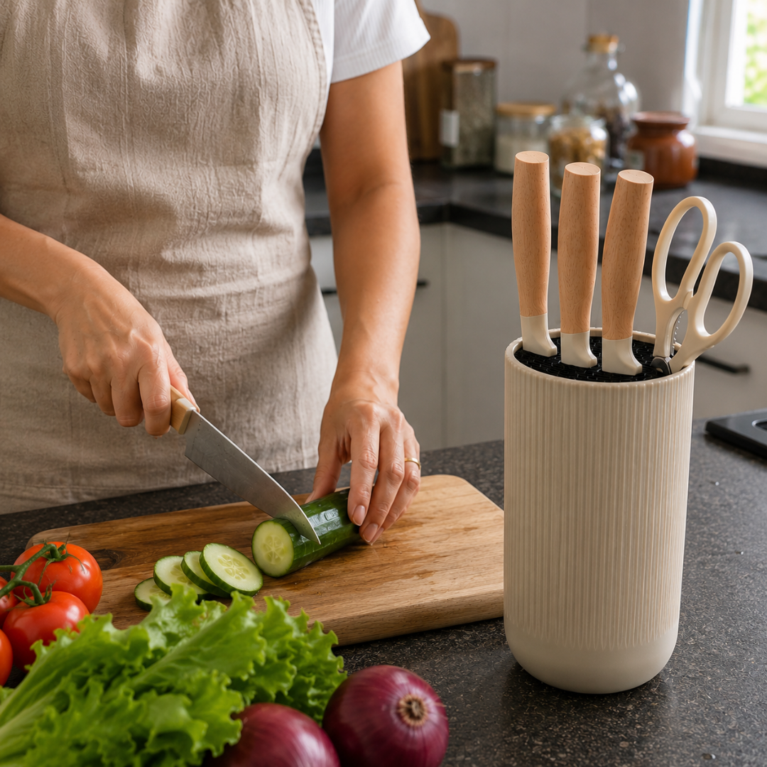 Premium 6-Piece Stainless Steel Kitchen Knife Set