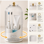 Multi-purpose 360° rotating brush holder stand