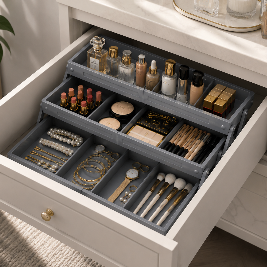 3 Tier Expandable Drawer Organizer