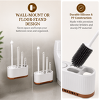 Silicone Toilet Brush and Holder Set