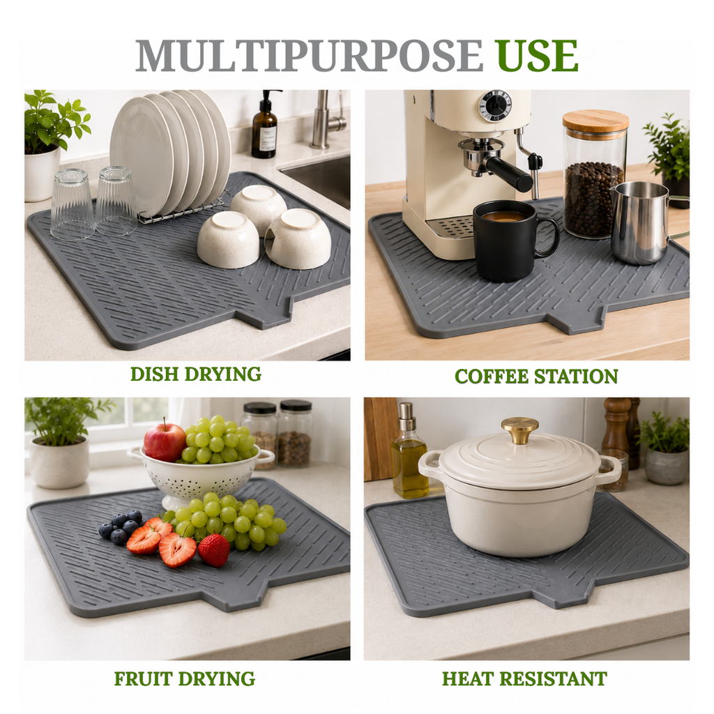 Silicone Kitchen Dish Drying Mat