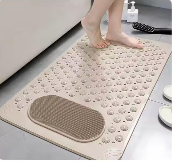 Anti Skid Mat for Bathroom Floor - Beige