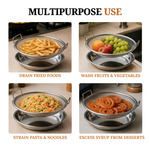 Load image into Gallery viewer, Stainless Steel Fry &amp; Drain Rack for Snacks
