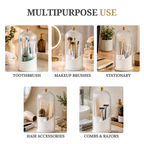 Multi-purpose 360° rotating brush holder stand