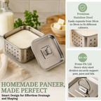 Stainless Steel Paneer Maker Mould with Press Lid | 450ml