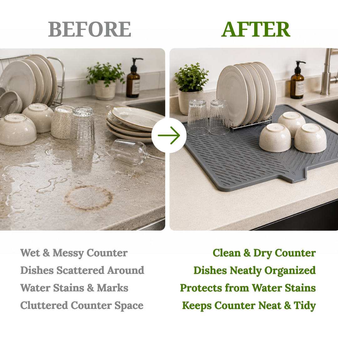 Silicone Kitchen Dish Drying Mat