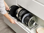 Misfit Home Expandable Kitchen Cookware Organizer Rack