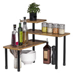 Multi-Purpose 3-Tier Wooden Organizer Countertop