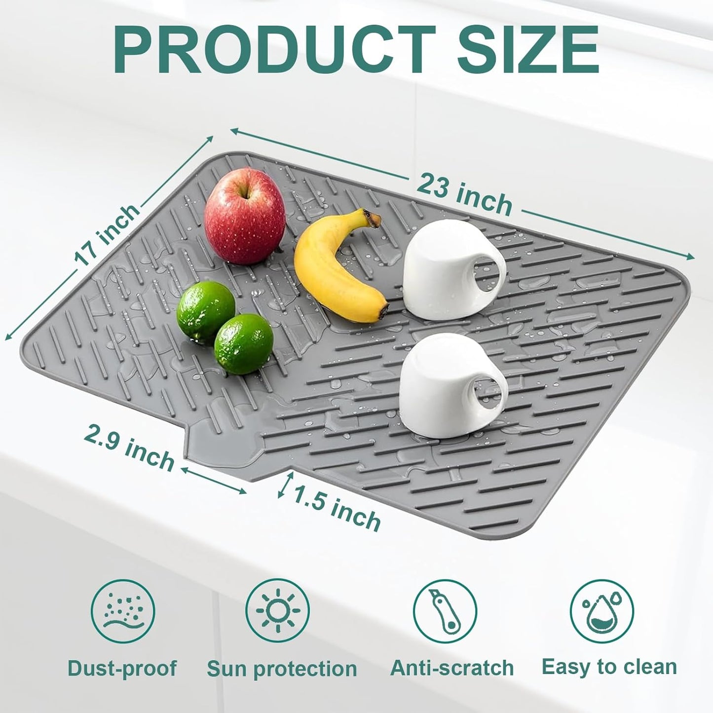 Silicone Dish Drying Mat
