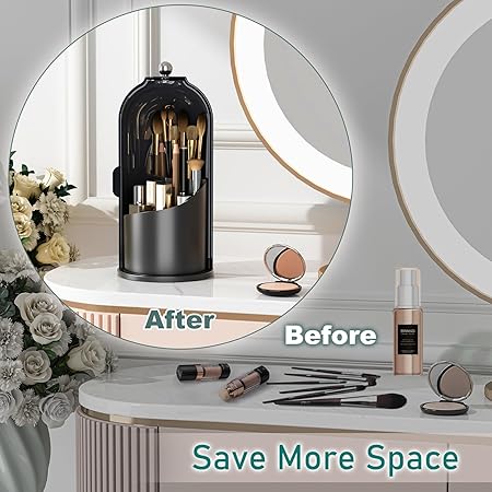 Multi-Purpose 360° Rotating Brush Holder Stand