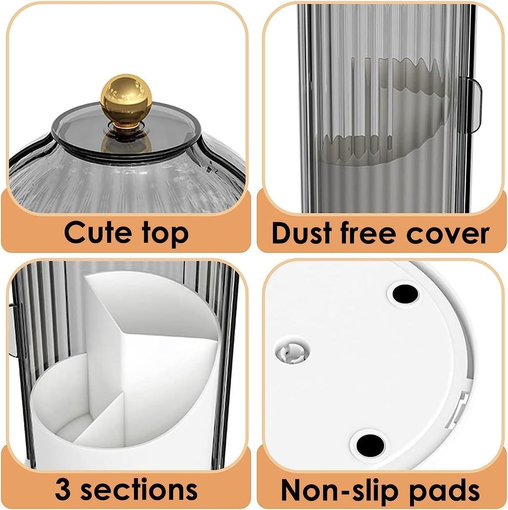 Multi-purpose 360° rotating brush holder stand
