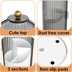 Multi-purpose 360° rotating brush holder stand