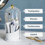 Multi-purpose 360° rotating brush holder stand