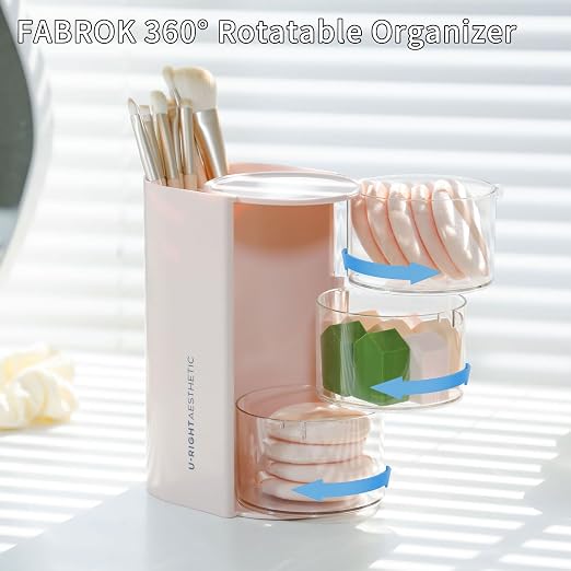 Hair Accessories Organizer with Brush Holder