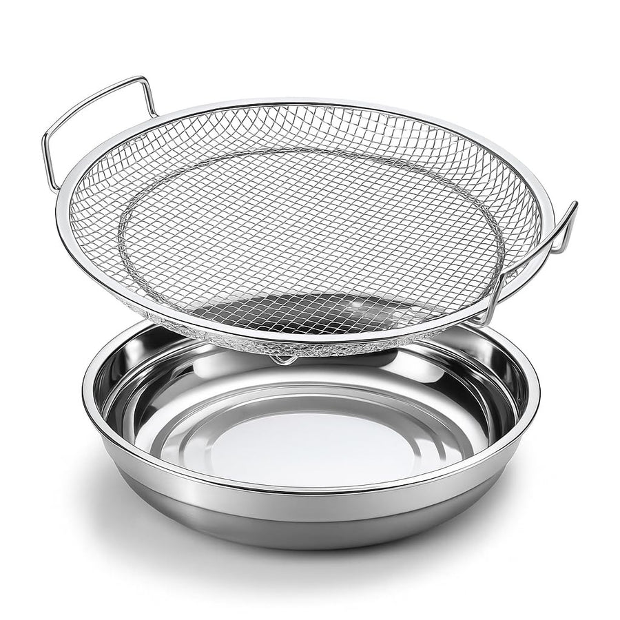 Stainless Steel Fry & Drain Rack for Snacks