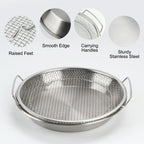 Stainless Steel Fry & Drain Rack for Snacks