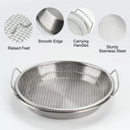 Stainless Steel Fry & Drain Rack for Snacks