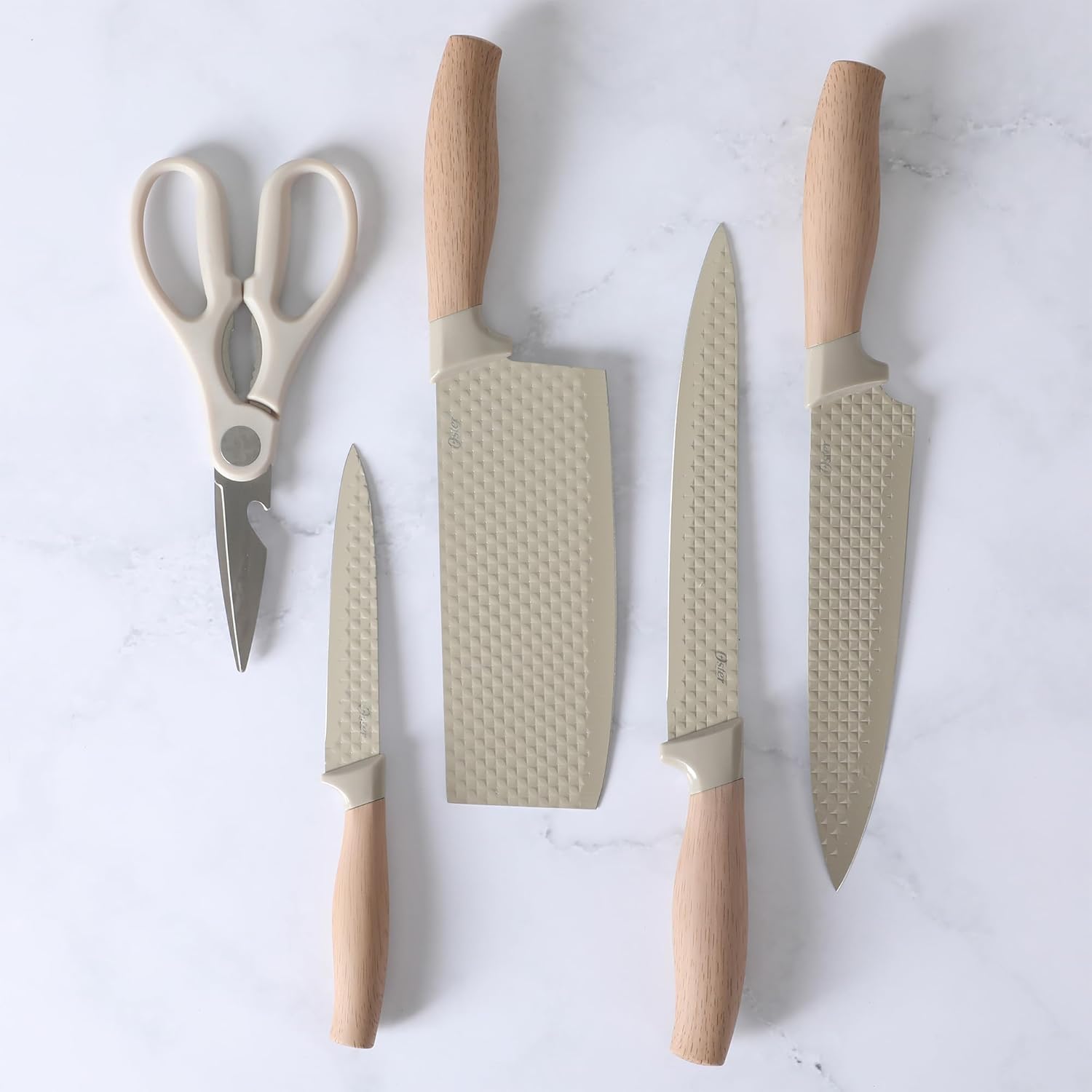 Premium 6-Piece Stainless Steel Kitchen Knife Set