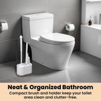 Silicone Toilet Brush and Holder Set