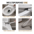 Silicone Toilet Brush and Holder Set