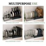 Load image into Gallery viewer, Misfit Home Expandable Kitchen Cookware Organizer Rack
