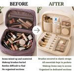 Load image into Gallery viewer, Large Travel Cosmetic Makeup Bag Organizer
