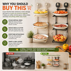 Wall-Mounted Multifunctional Kitchen Organiser Rack