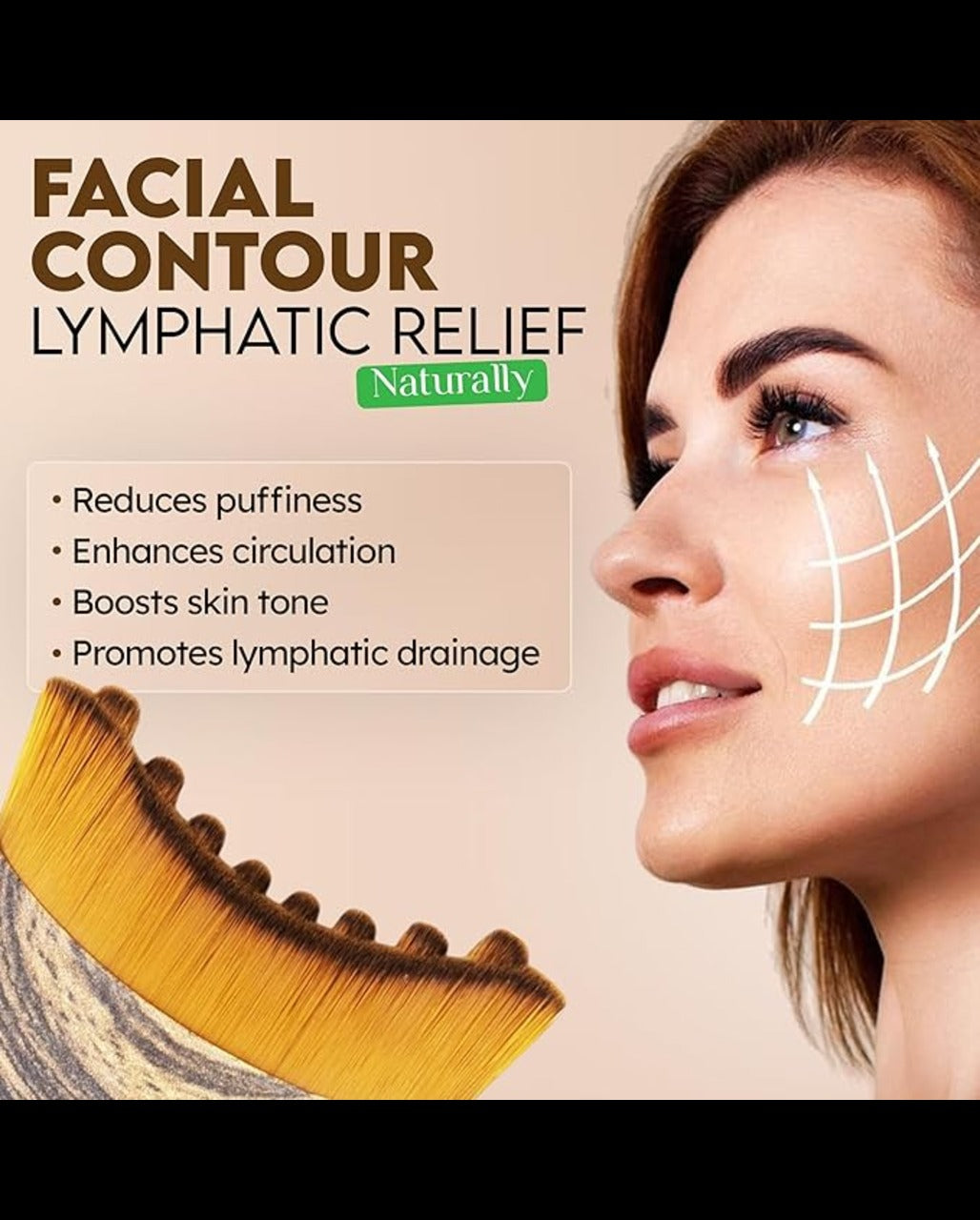 Lymphatic Contour Face Brush