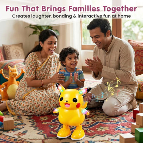 Dancing Pikachu Wiggle Walk Interactive Kids Toy