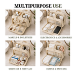 Load image into Gallery viewer, Large Travel Cosmetic Makeup Bag Organizer
