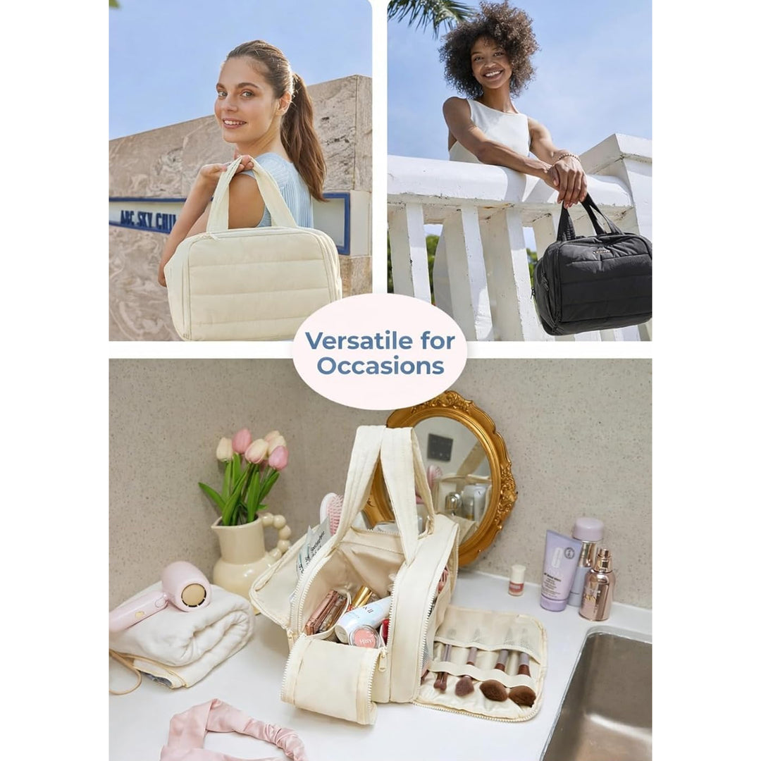 Large Travel Cosmetic Makeup Bag Organizer