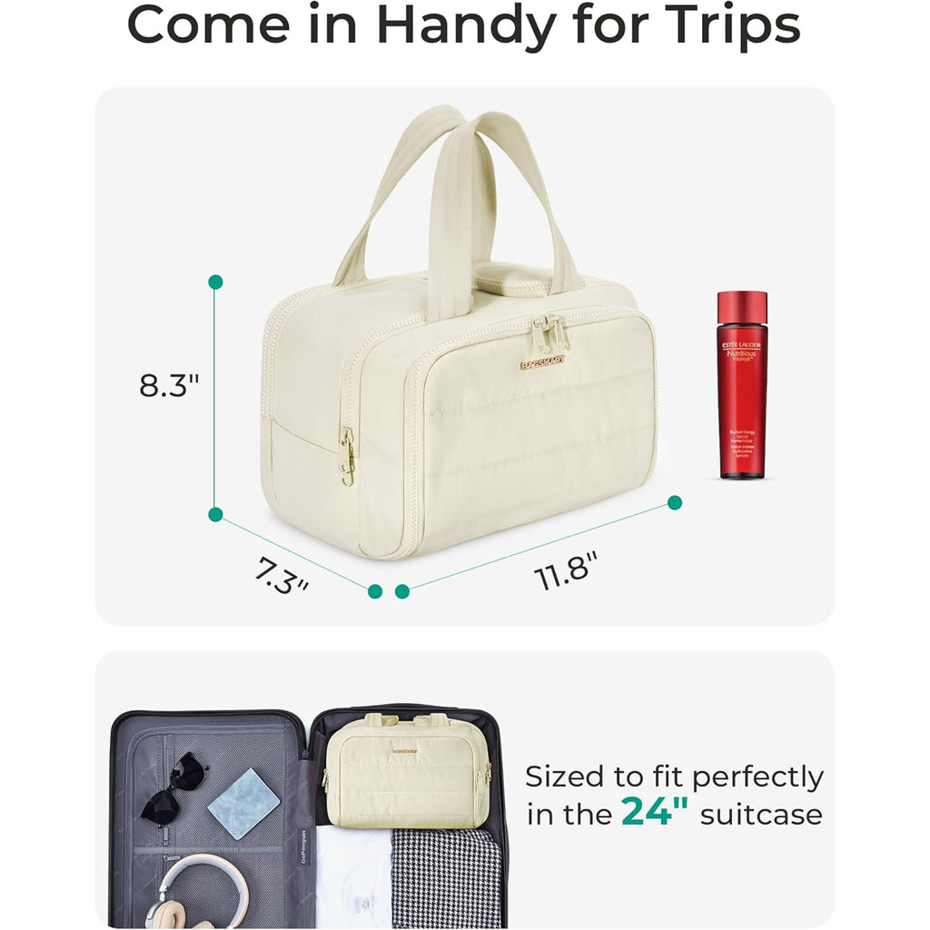 Large Travel Cosmetic Makeup Bag Organizer