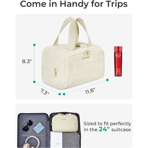 Large Travel Cosmetic Makeup Bag Organizer