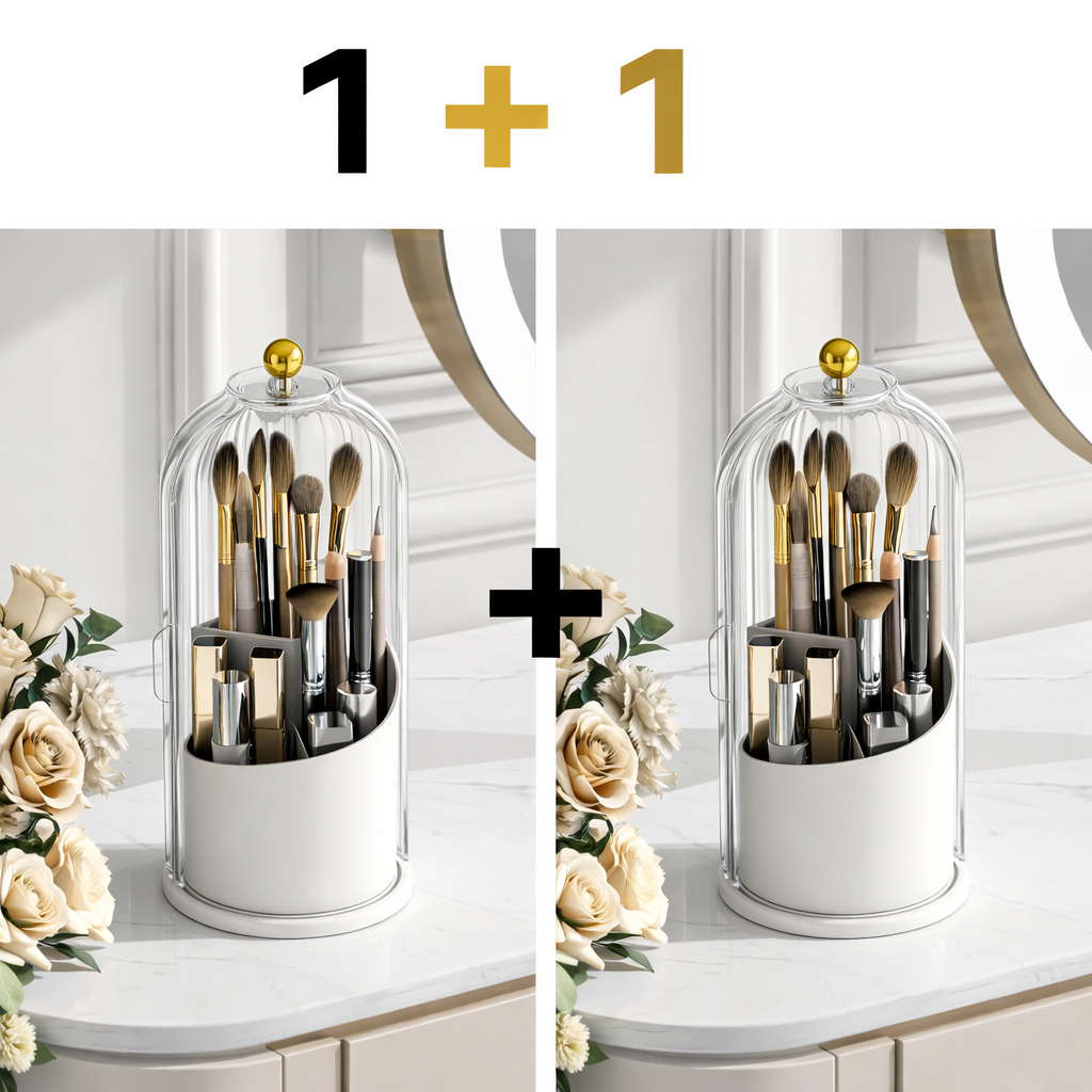 Multi-purpose 360° rotating brush holder stand