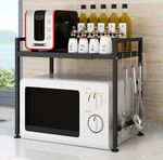 Load image into Gallery viewer, Kitchen Expandable Metal Microwave Oven Stand
