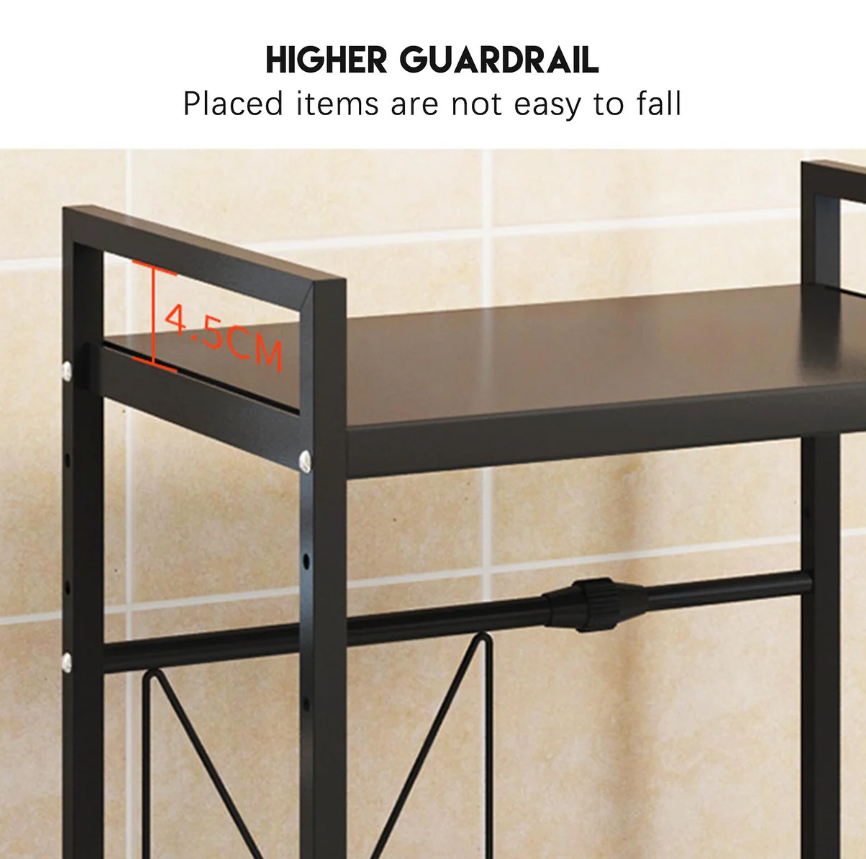 Kitchen Expandable Metal Microwave Oven Stand