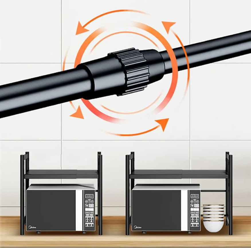 Kitchen Expandable Metal Microwave Oven Stand