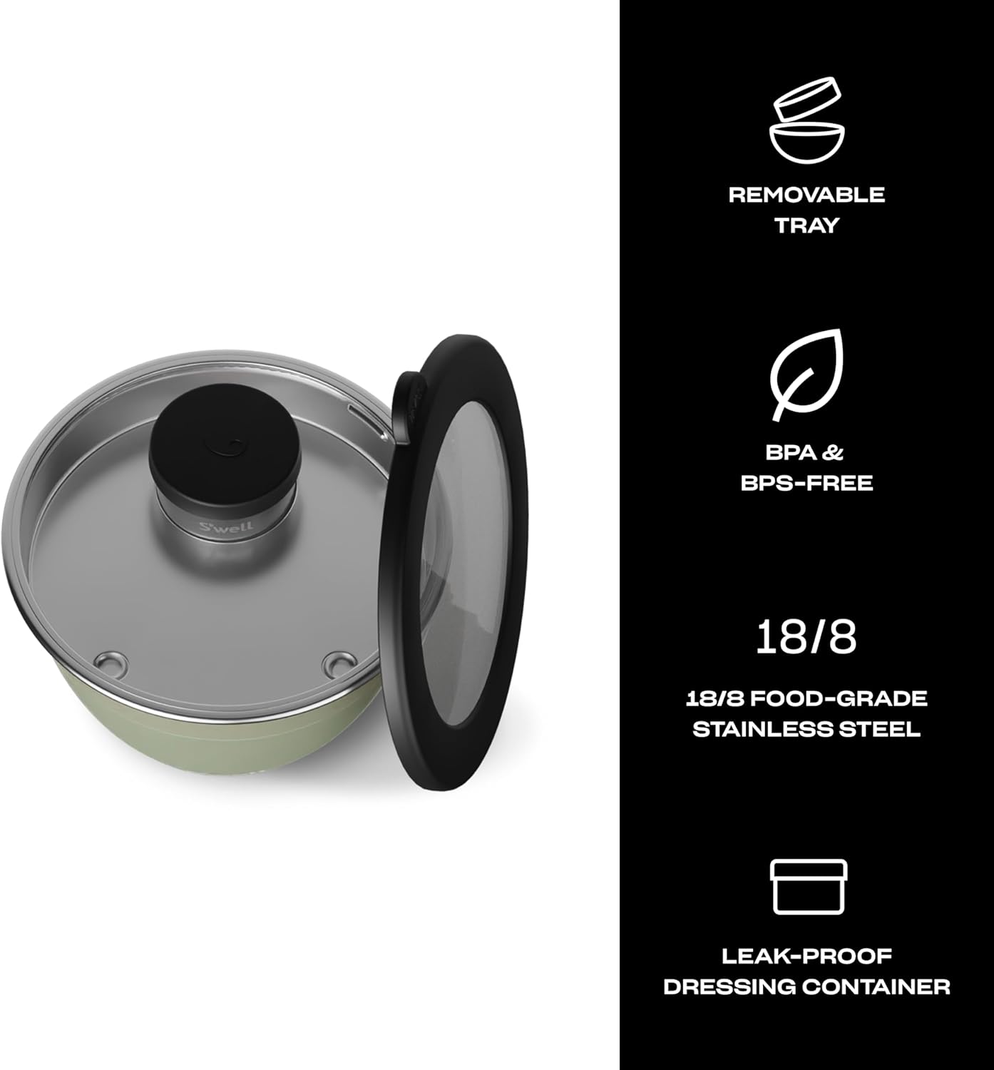 Stainless Steel Salad Bowl Kit