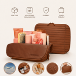 Load image into Gallery viewer, Multi-Compartment Cosmetic Travel Case
