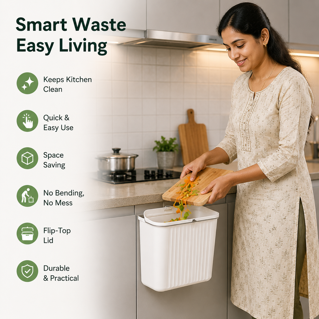 Wall Mounted Hanging Trash Can