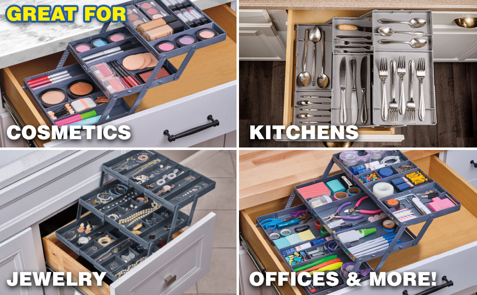 Multi-Purpose 3 Tier Drawer Organizer