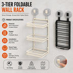 Wall-Mounted Multifunctional Kitchen Organiser Rack
