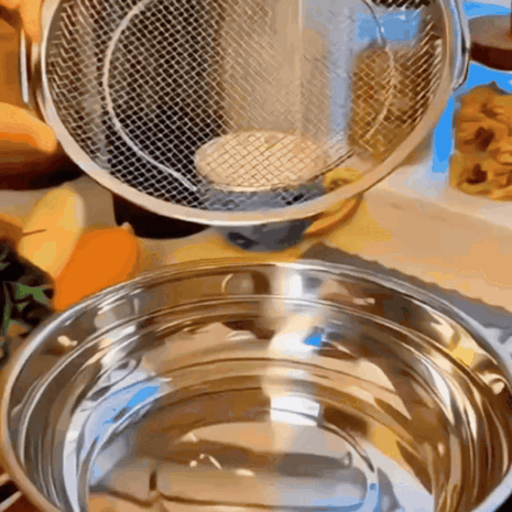 Stainless Steel Fry & Drain Rack for Snacks