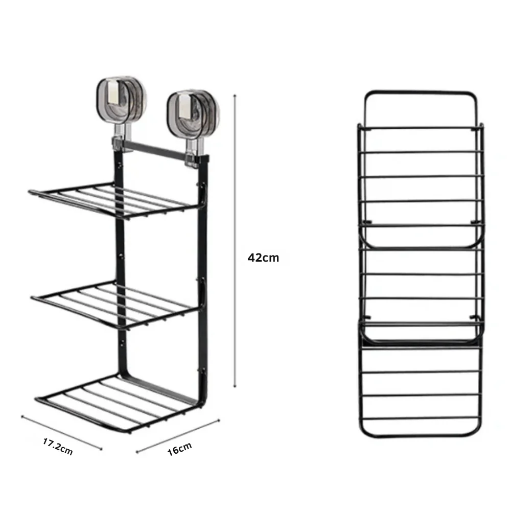 Wall-Mounted Multifunctional Kitchen Organiser Rack