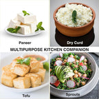 Stainless Steel Paneer Maker Mould with Press Lid | 450ml